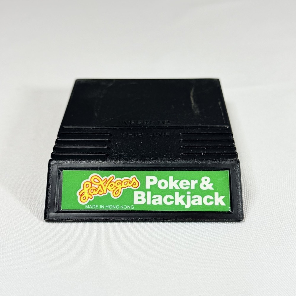Las Vegas Poker & Blackjack Intellivision Video Game Casino Card Game